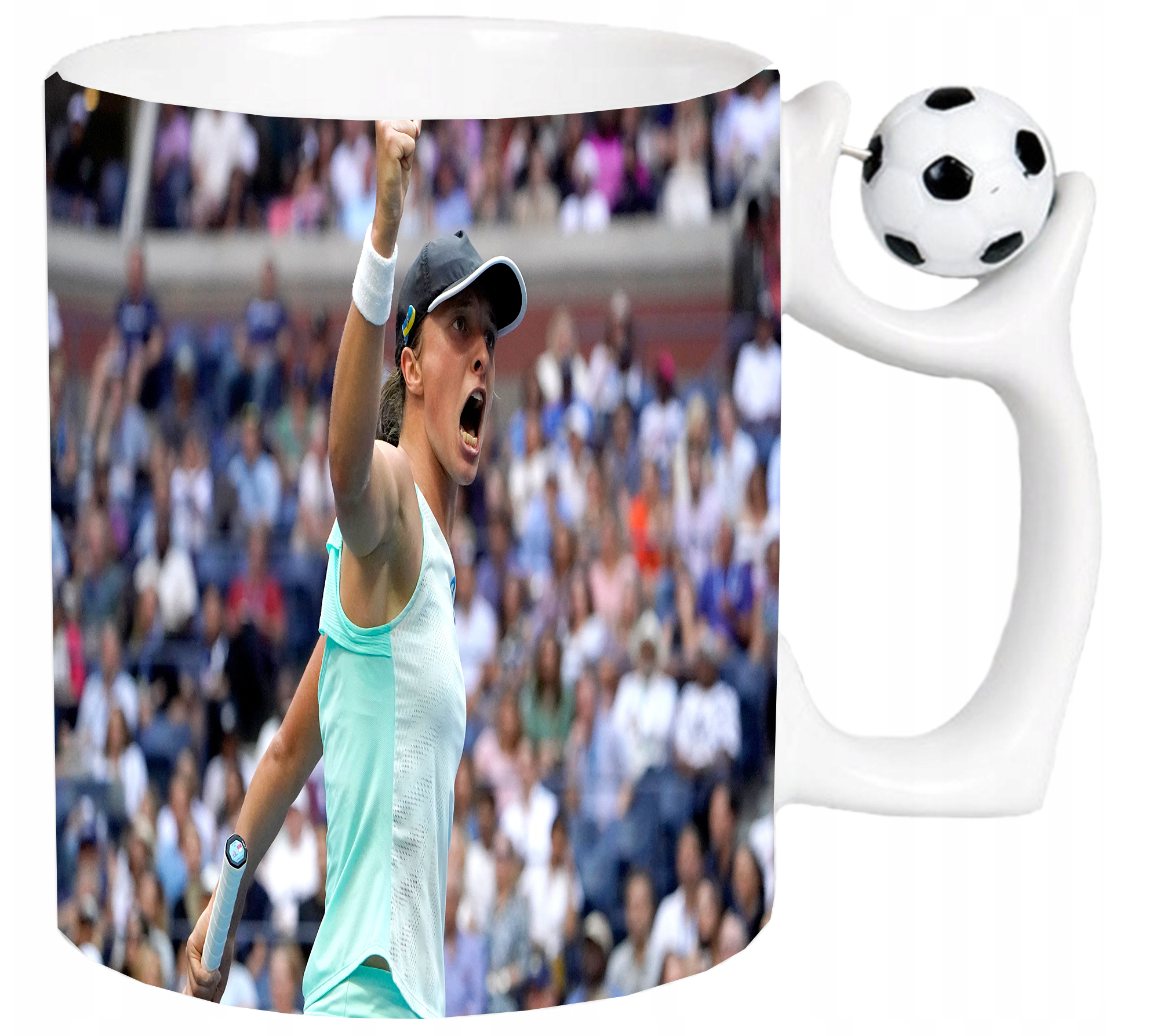 Kubek z uchwytem dla Fana Iga Świątek