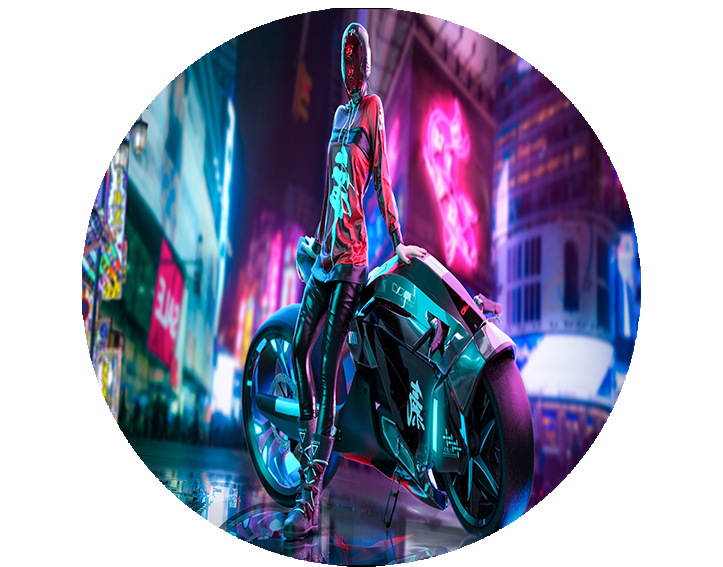 Podkładka pod myszkę Cyberpunk