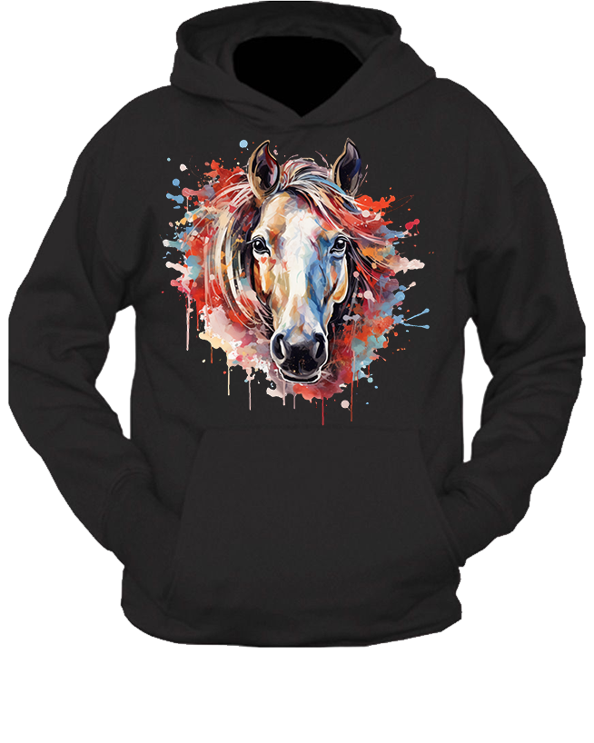 Bluza z kapturem Koń
