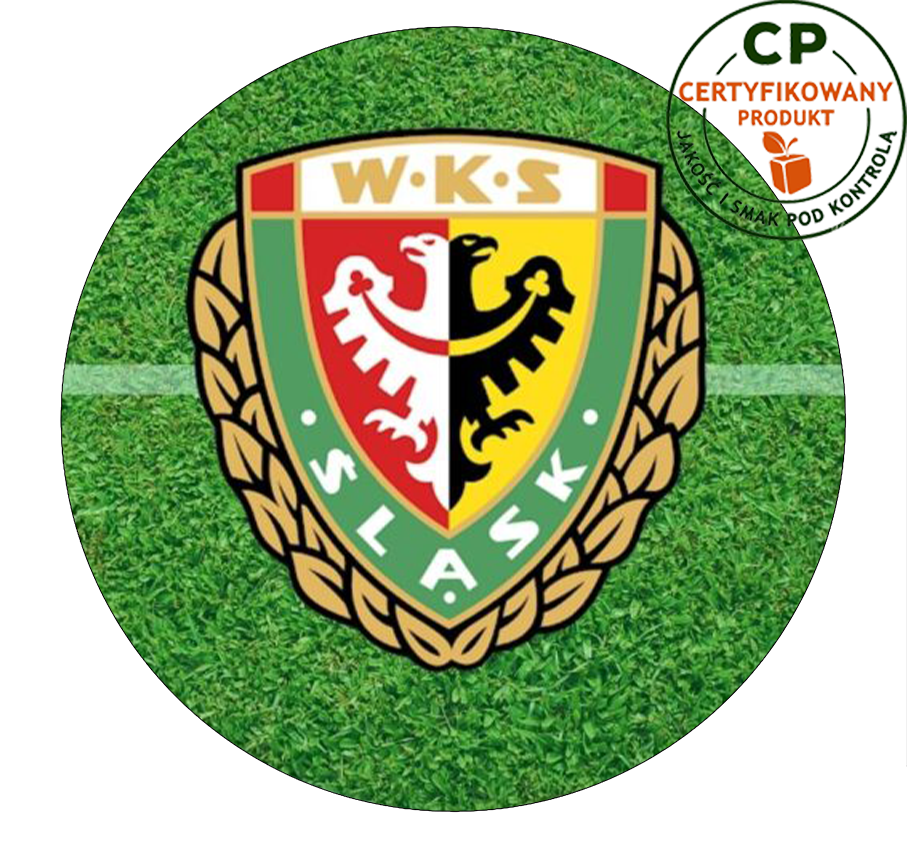 Opłatek na tort WKS Śląsk Wrocław