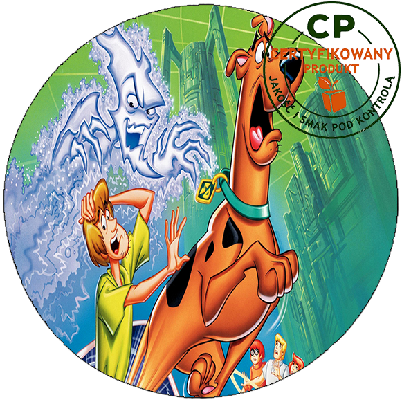 Opłatek na tort - Scoobie Doo