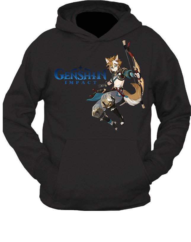 Bluza z kapturem Genshin Impact