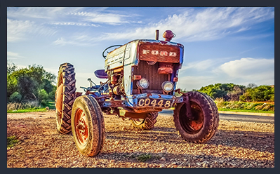 Magnes na lodówkę Traktor