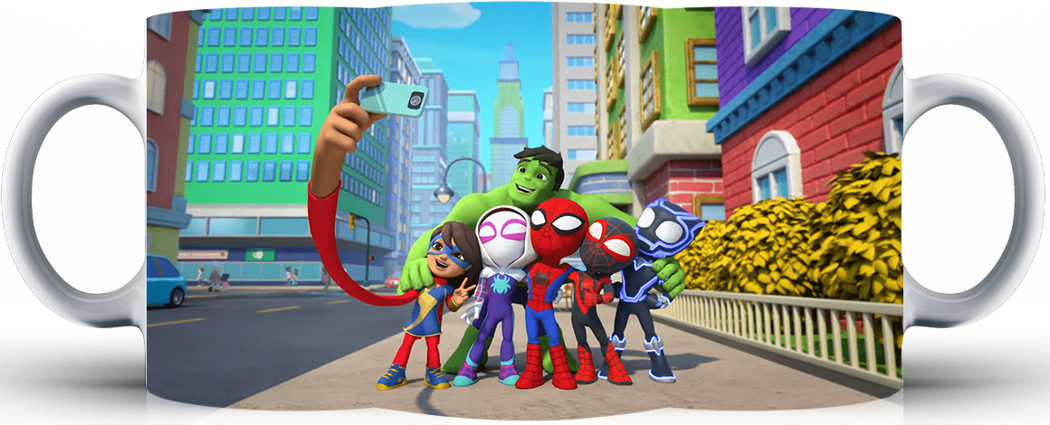 Kubek ceramiczny Spidey i Przyjaciele