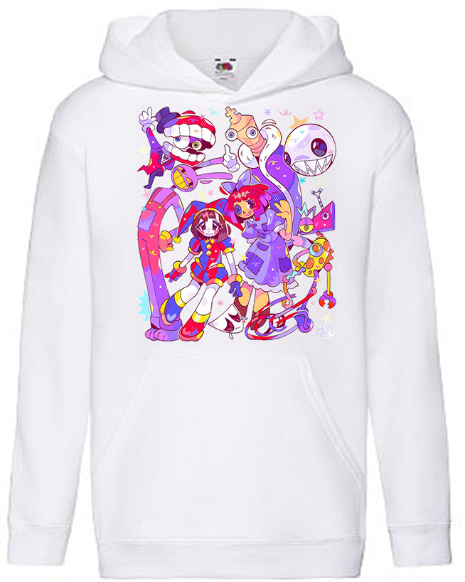 Bluza z kapturem The Amazing Digital Circus - Niesamowity cyfrowy cyrk - Pomni