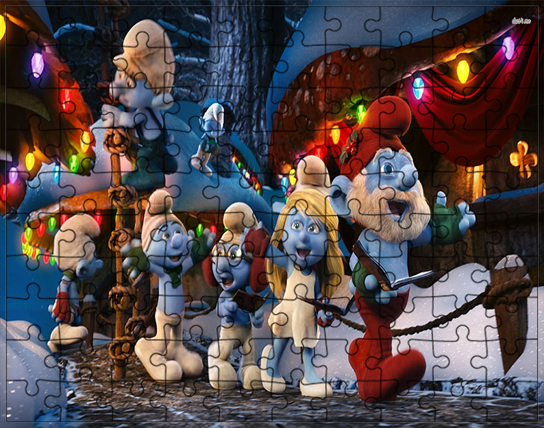 Puzzle Smerfy