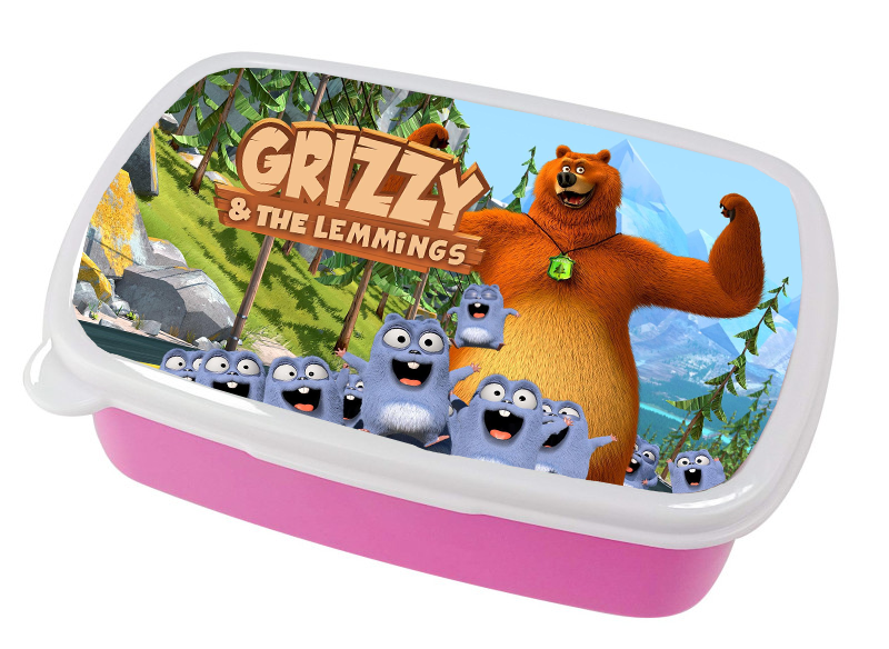 Pojemnik śniadaniowy Grizzy i Lemingi