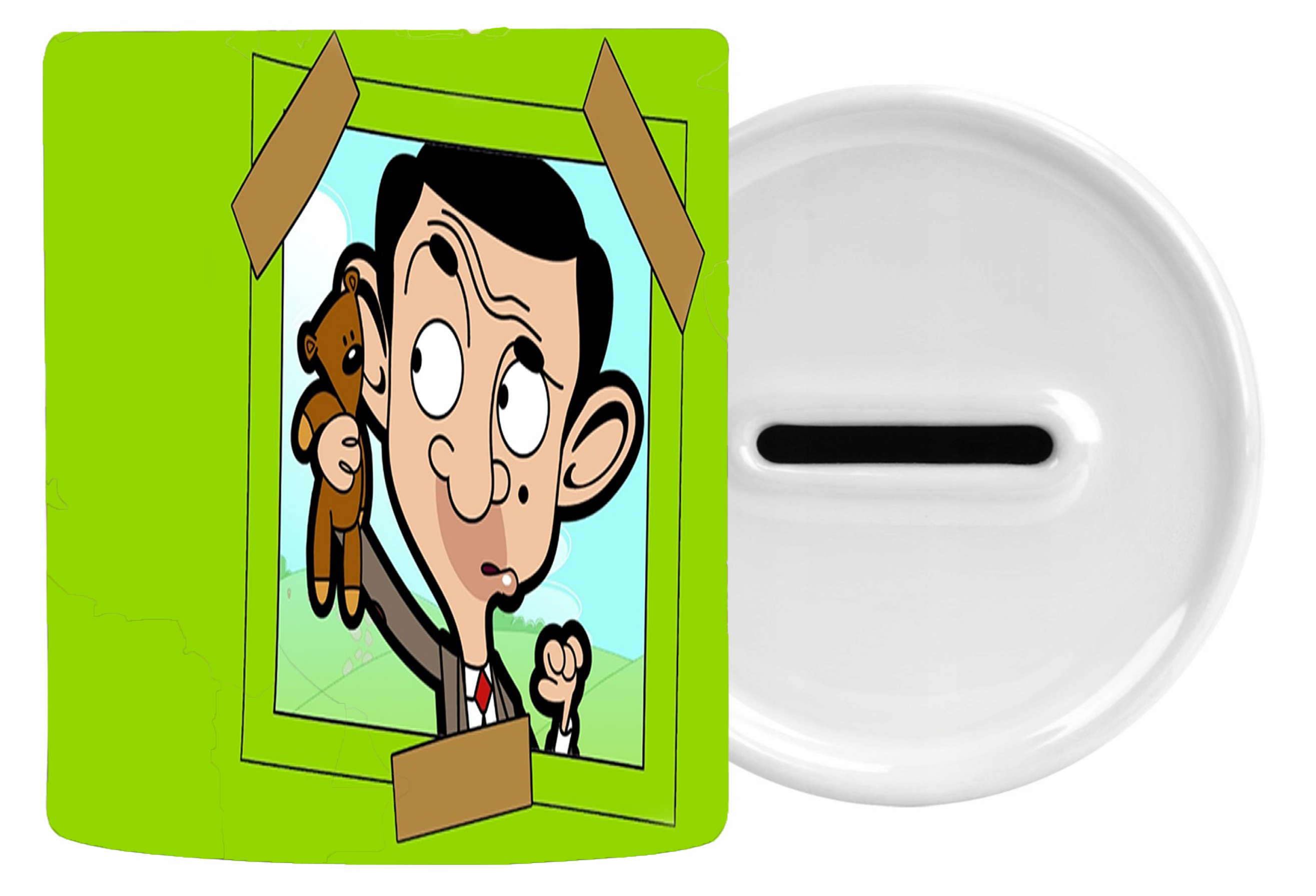 Skarbonka Ceramiczna Jaś Fasola - Mr.Bean