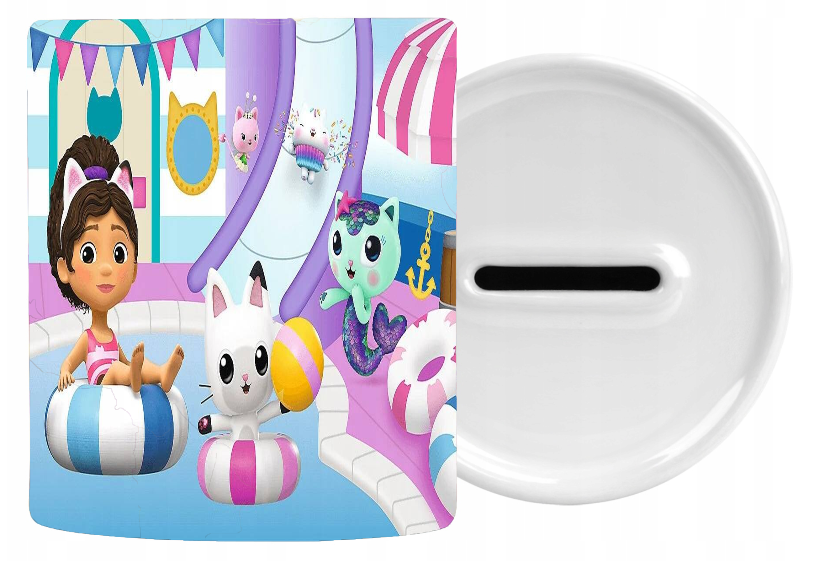 Skarbonka Ceramiczna Koci Domek Gabi