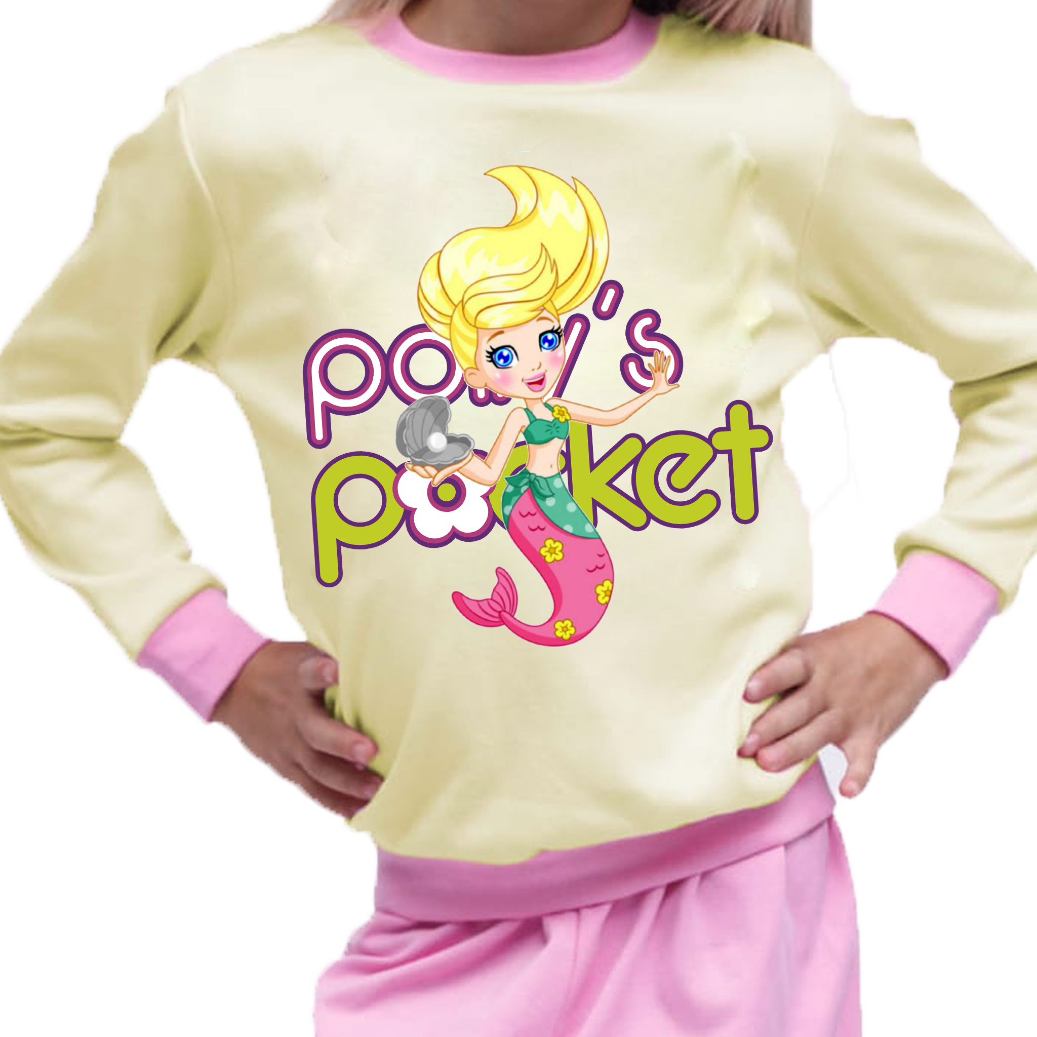 Piżama dziecięca Polly Pocket