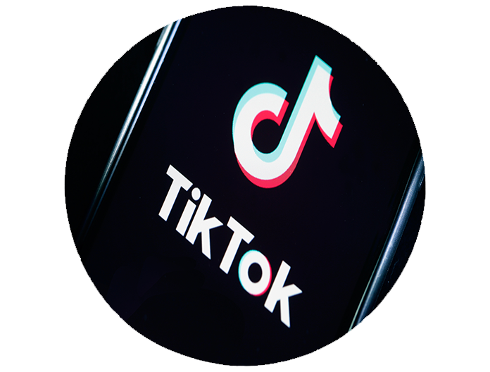 Opłatek na tort Tik Tok