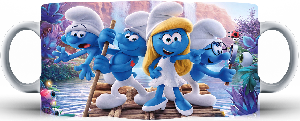 Kubek ceramiczny Smerfy - The Smurfs