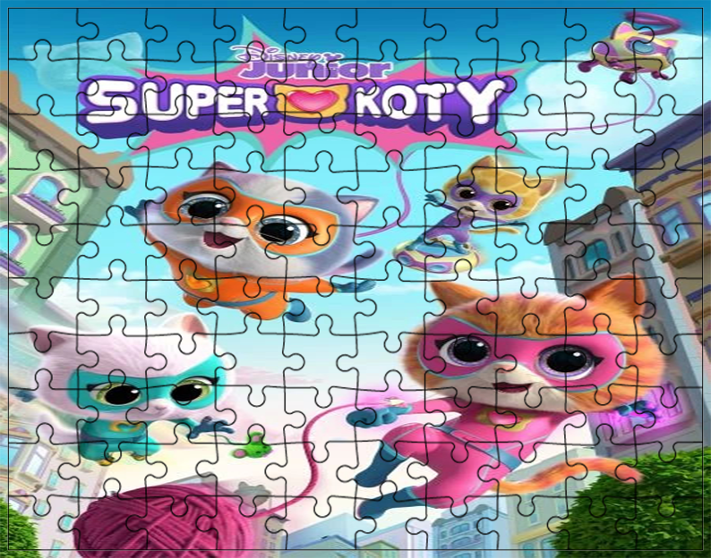Puzzle Super Kotki