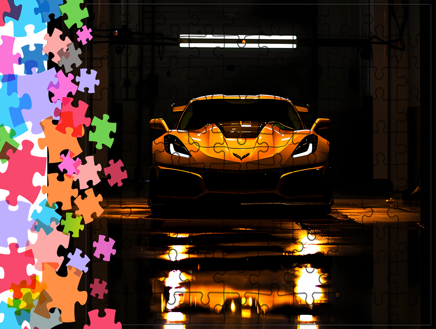 Puzzle tradycyjne Samochody