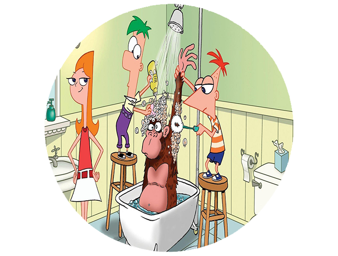 Opłatek na tort Fineasz i Ferb