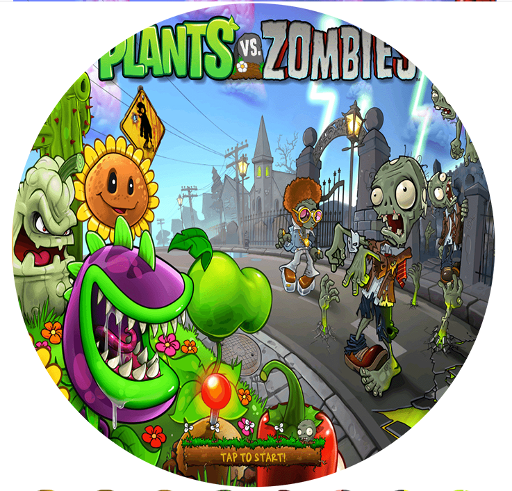Podkładka pod myszkę Plants vs Zombie