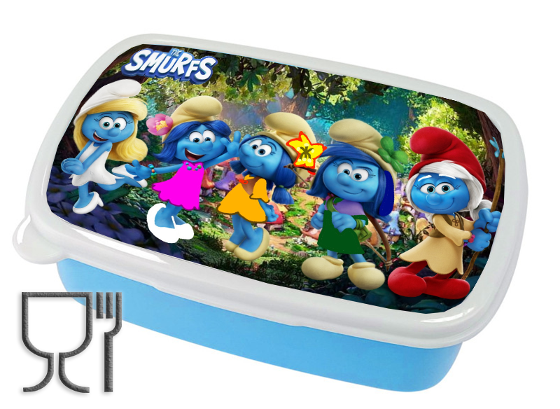 Pojemnik śniadaniowy Smerfy - Przygody