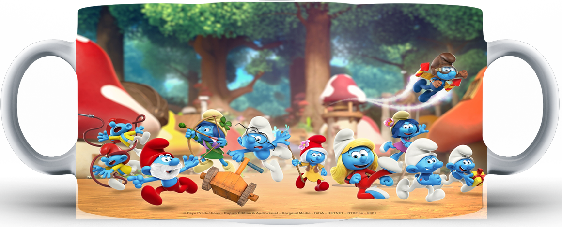 Kubek ceramiczny Smerfy - The Smurfs