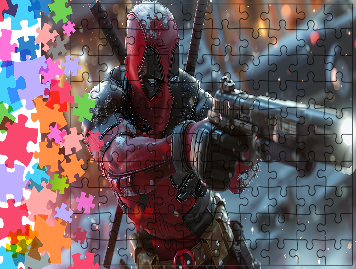 Puzzle tradycyjne Deadpool - Marvel