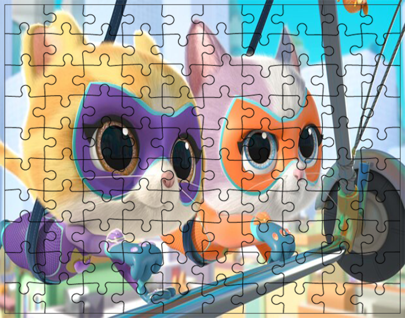 Puzzle Super Kotki