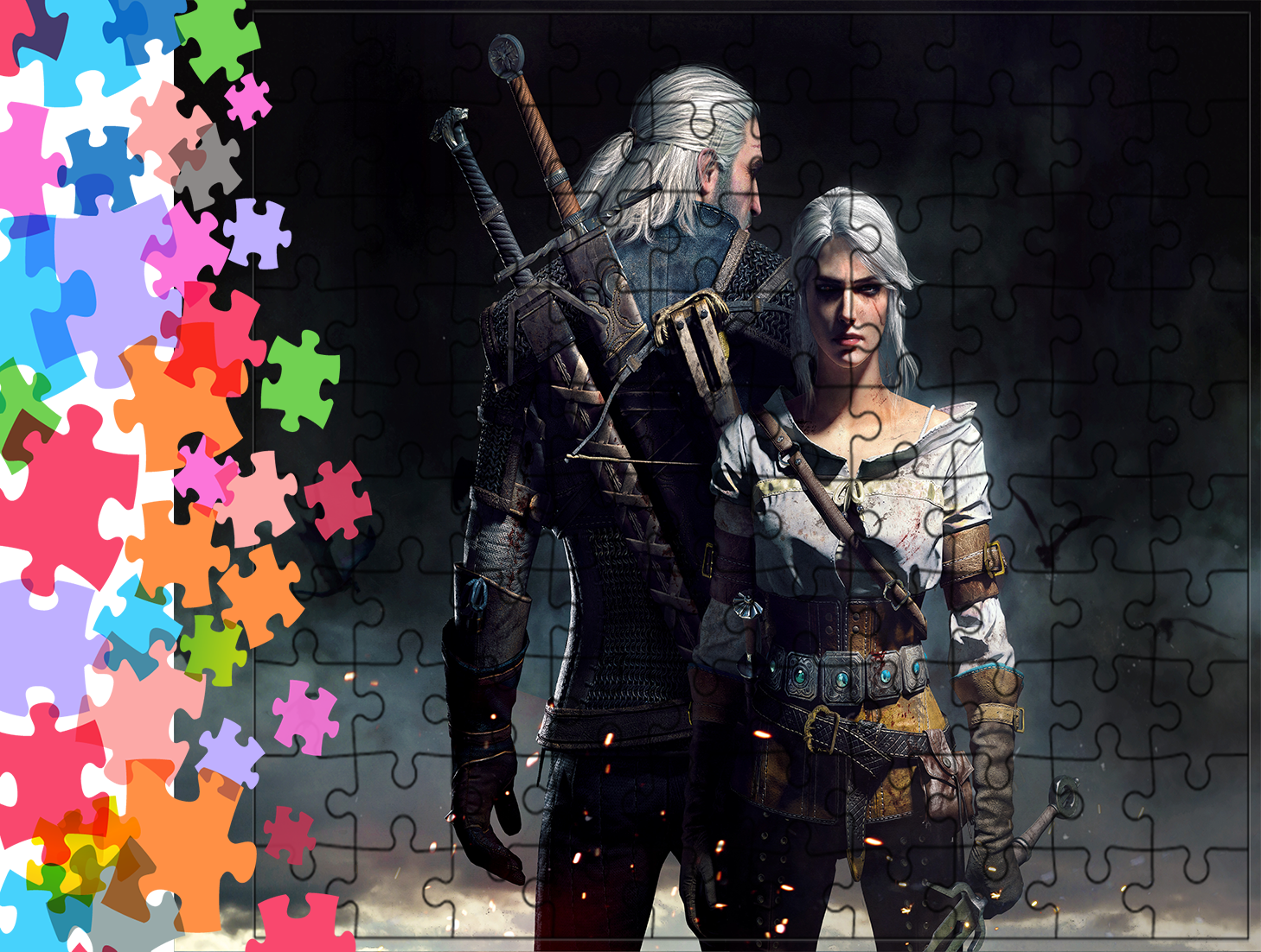 Puzzle tradycyjne Wiedźmin