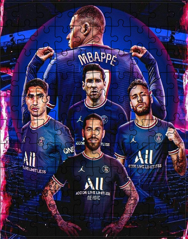 Puzzle Neymar Mbappe Messi