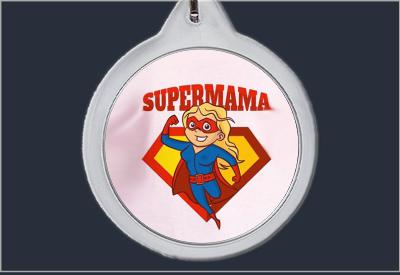 Brelok do kluczy Super Mama