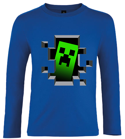 Koszulka z dł.rękaw. Minecraft