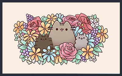 Magnes na lodówkę Pusheen