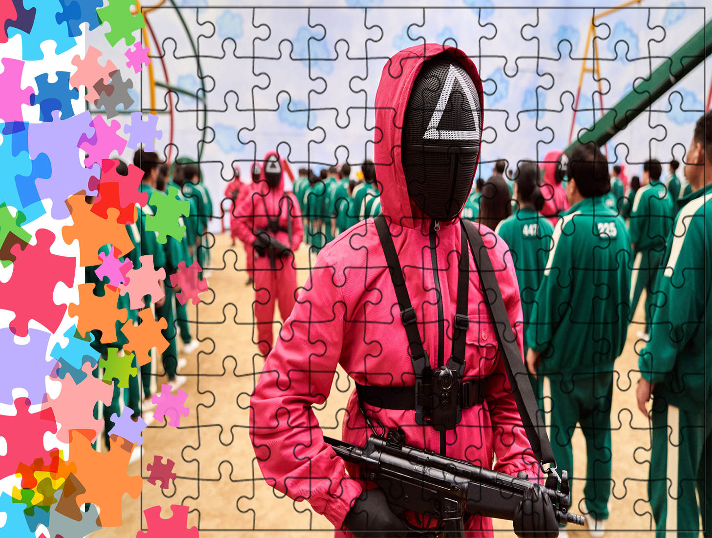 Puzzle tradycyjne - Squid Game