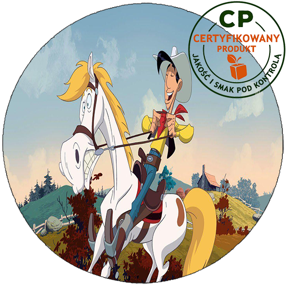 Opłatek na tort Lucky Luke
