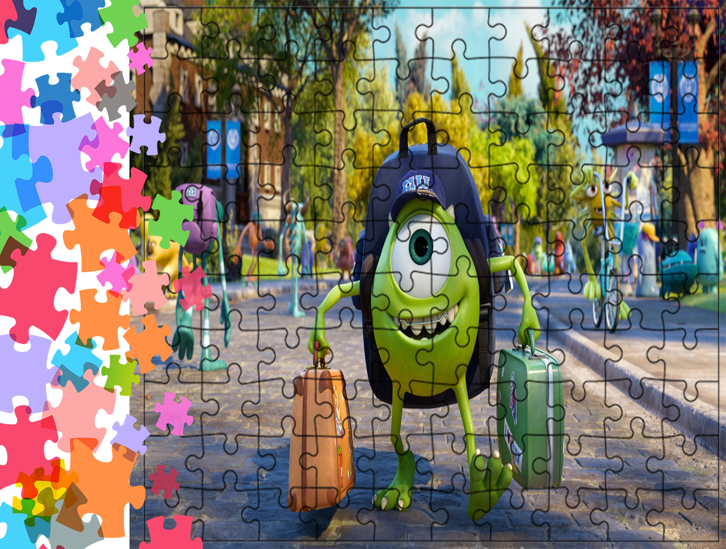 Puzzle tradycyjne Potwory i Spółka