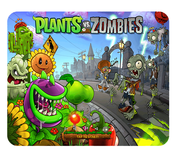 Podkładka pod myszkę Plants vs Zombie
