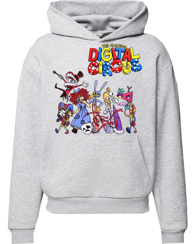 Bluza z kapturem The Amazing Digital Circus - Niesamowity cyfrowy cyrk - Pomni