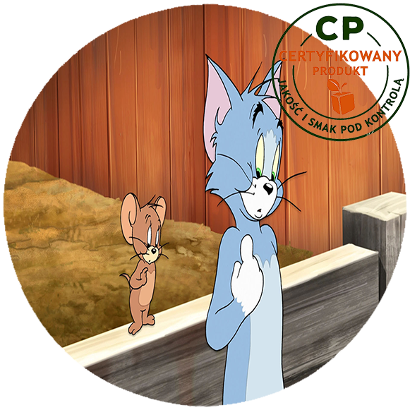Opłatek na tort Tom i Jerry