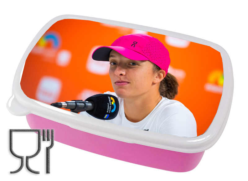 Pojemnik śniadaniowy - Lunchbox - Iga Świątek dla fana/fanki