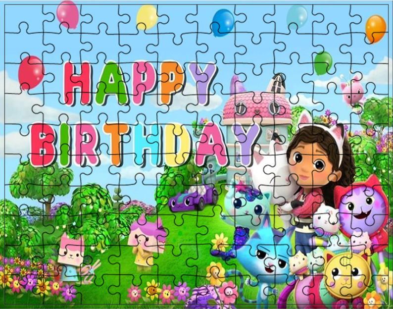 Puzzle Koci Domek Gabi