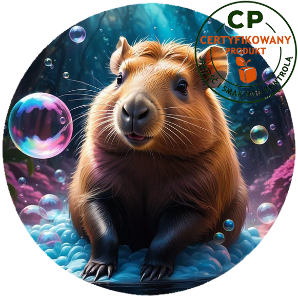 Opłatek waflowy na tort - Kapibara