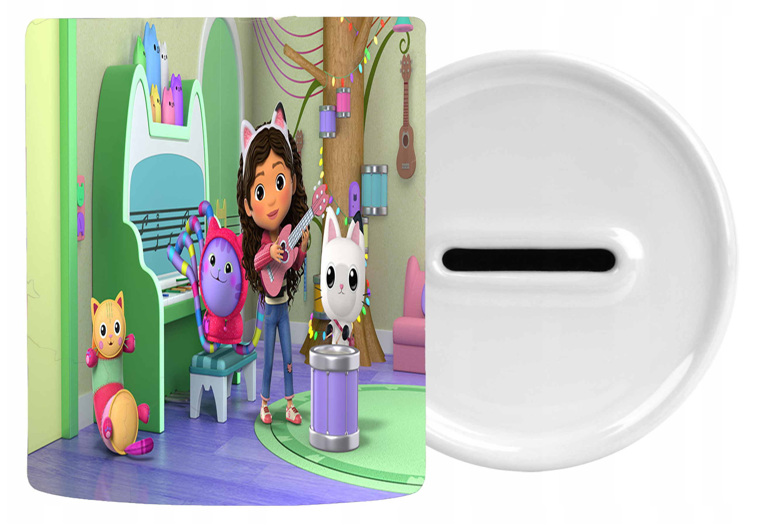 Skarbonka Ceramiczna Koci Domek Gabi