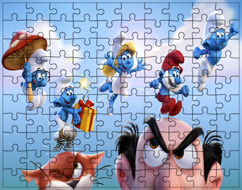 Puzzle Smerfy