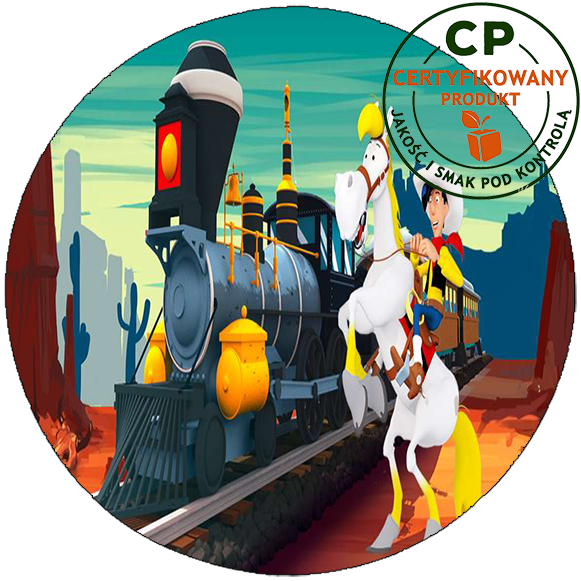 Opłatek na tort Lucky Luke