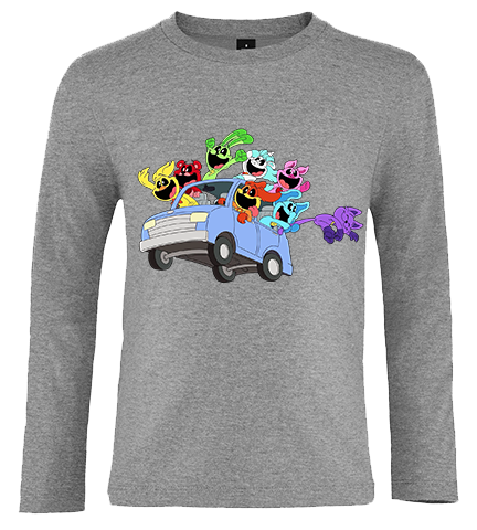 Koszulka z długim rękawem Smiling Critters - Catnap