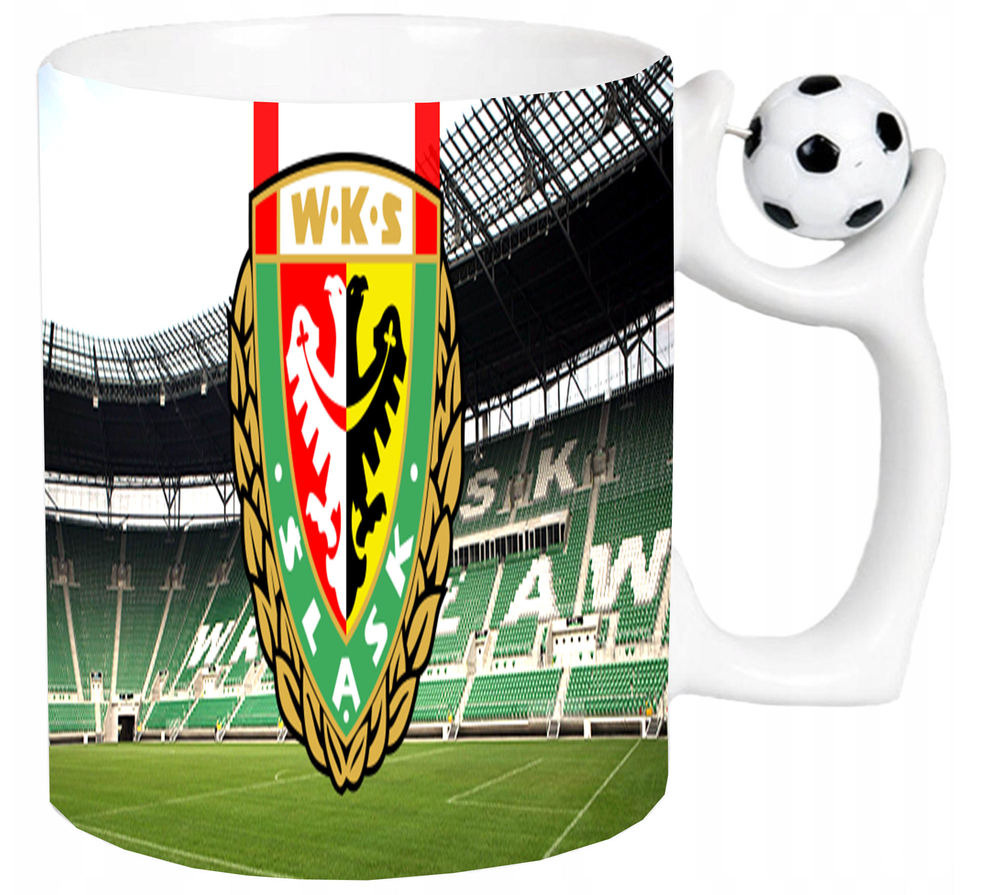 Kubek z piłką dla Fana WKS Śląsk Wrocław