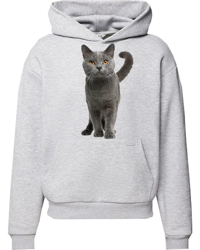 Bluza z kapturem z Kotem