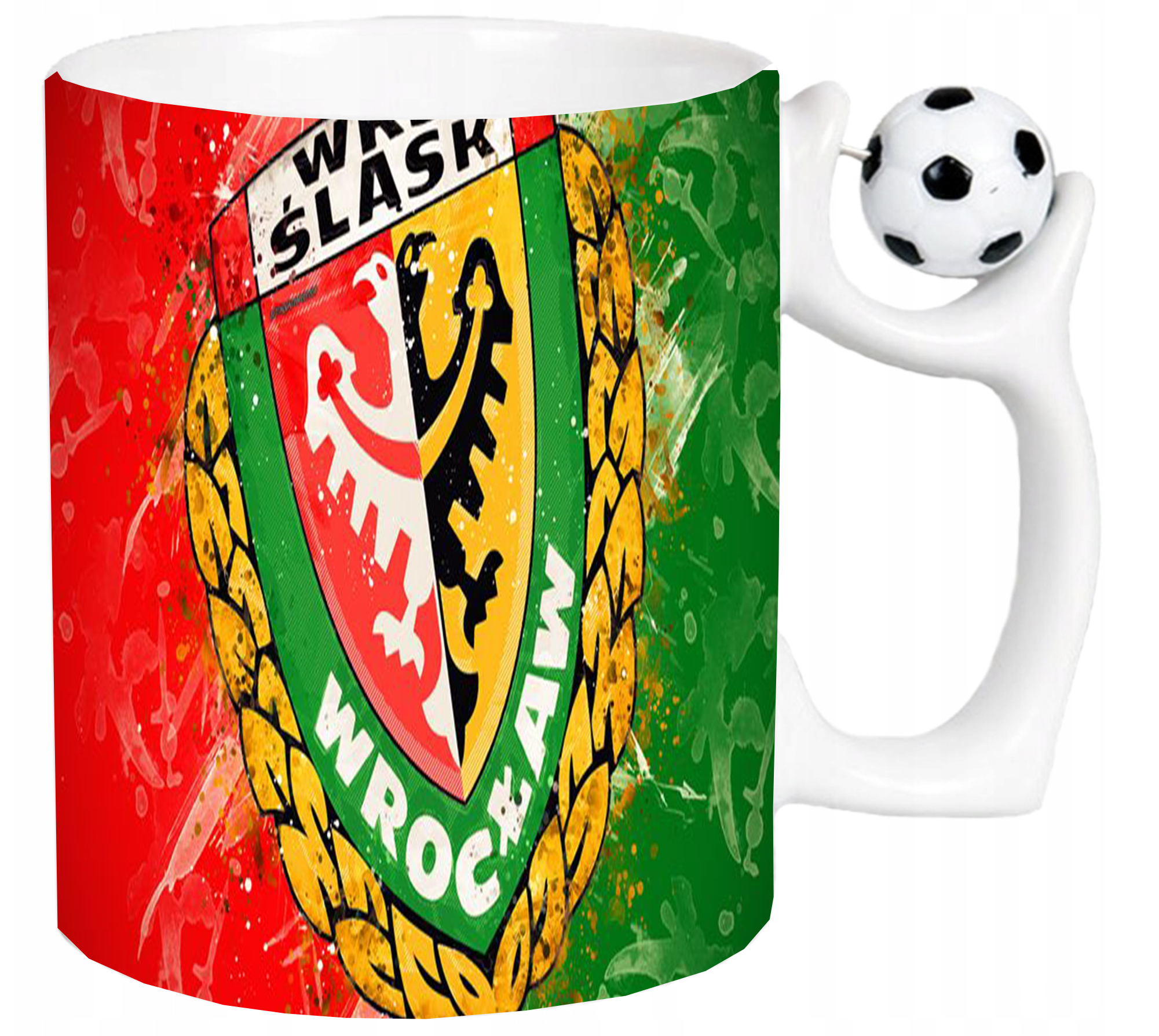 Kubek z piłką dla Fana WKS Śląsk Wrocław