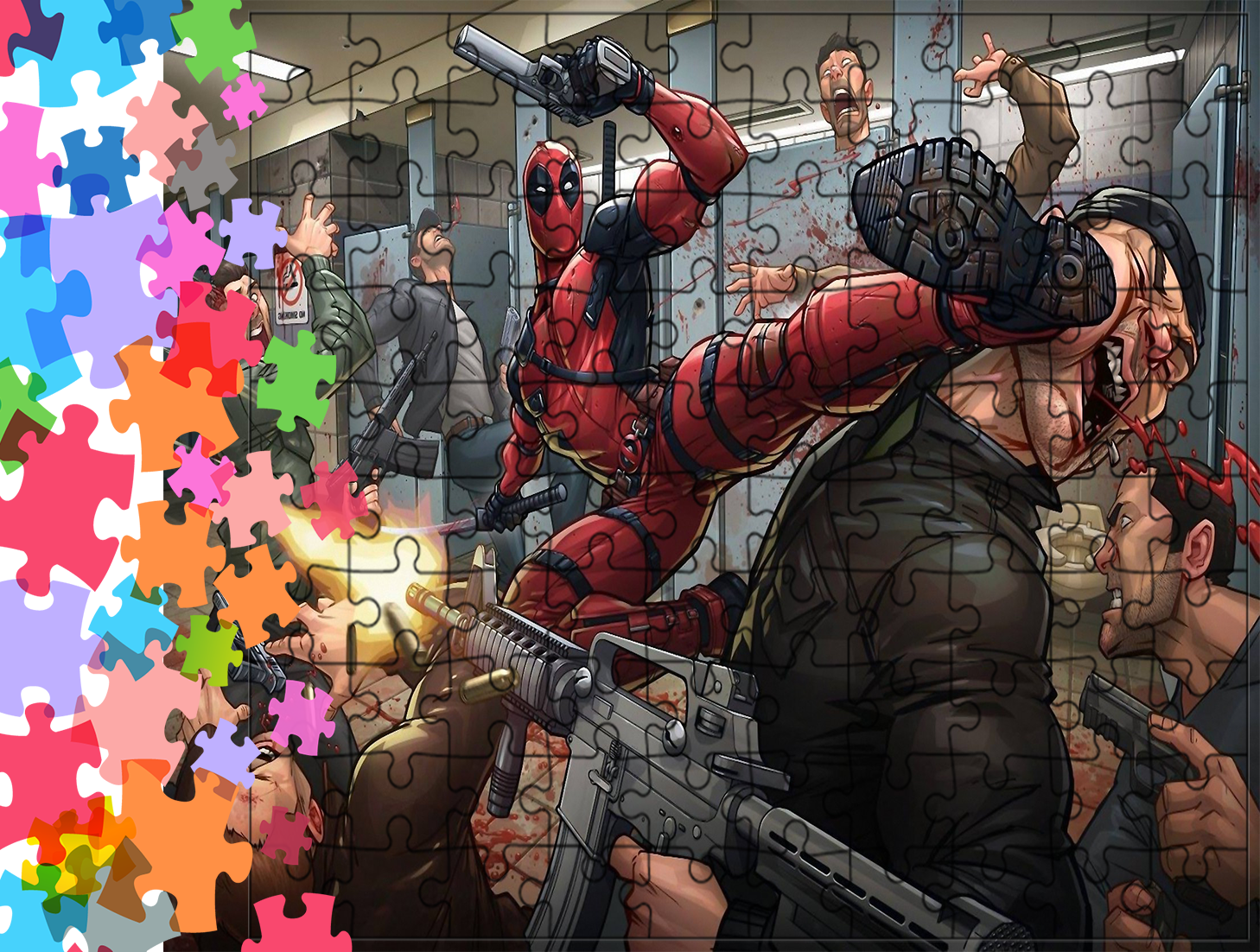 Puzzle tradycyjne Deadpool - Marvel