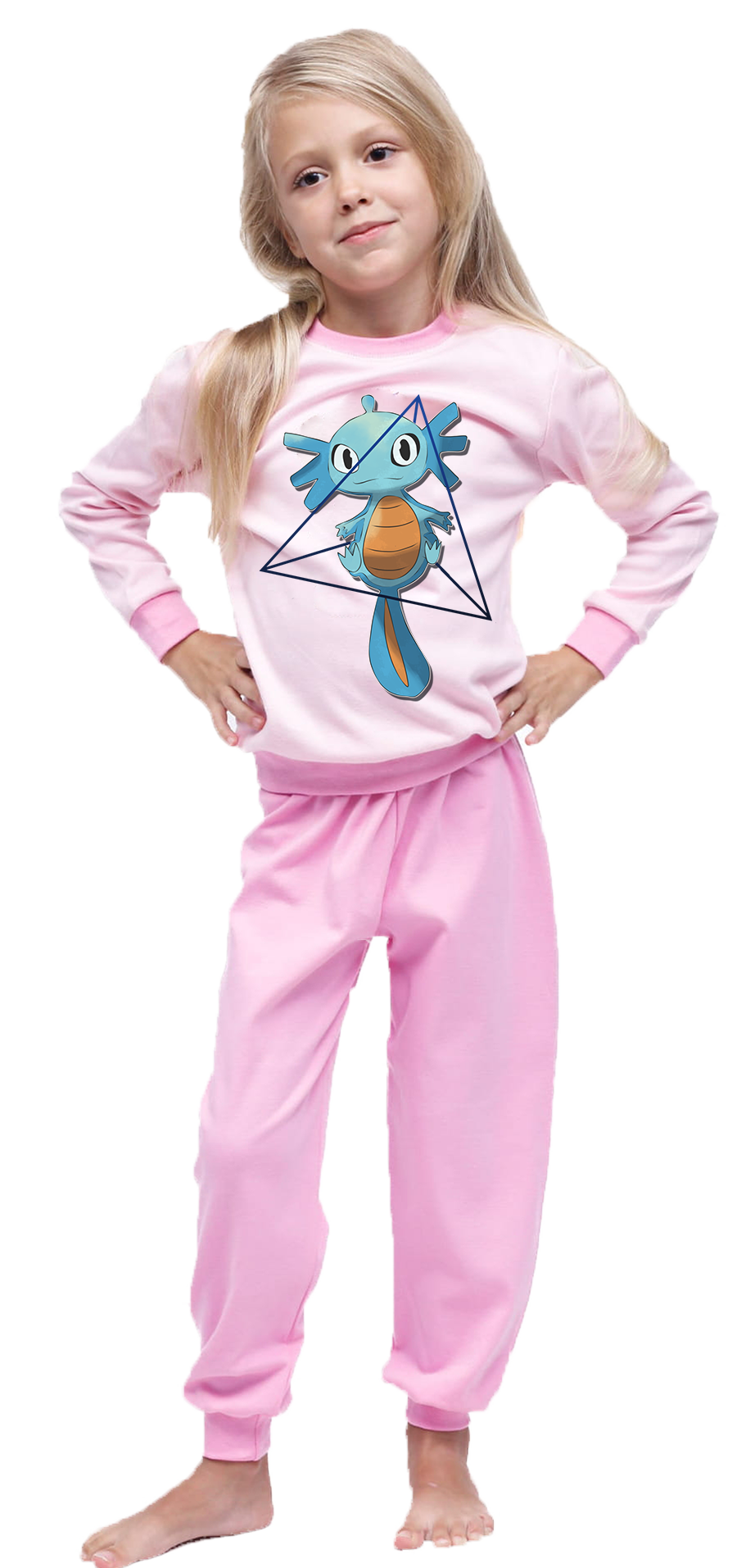 Piżama dziecięca Axolotl Pokemon