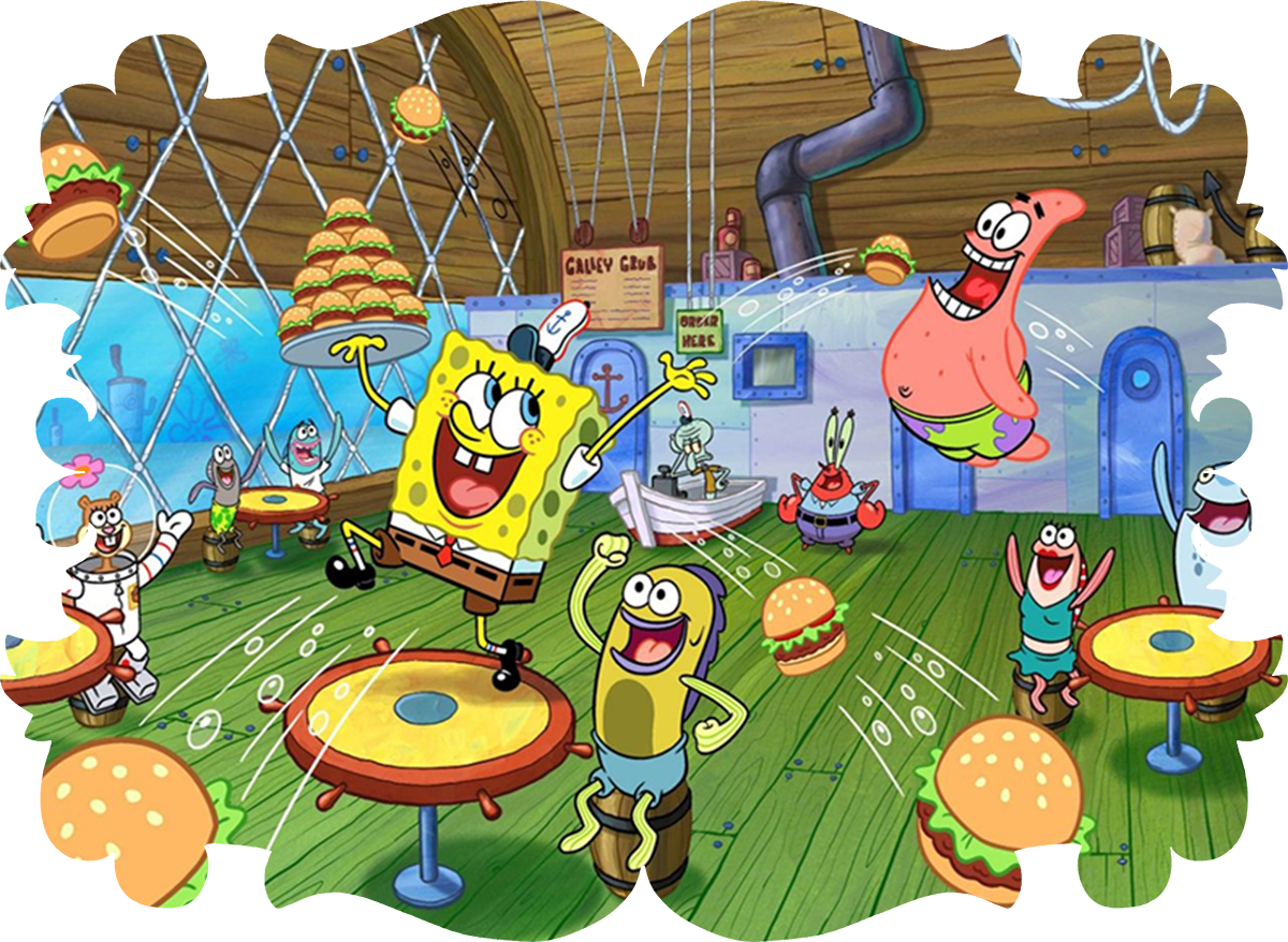 Bidon Junior Spongebob Kanciastoporty