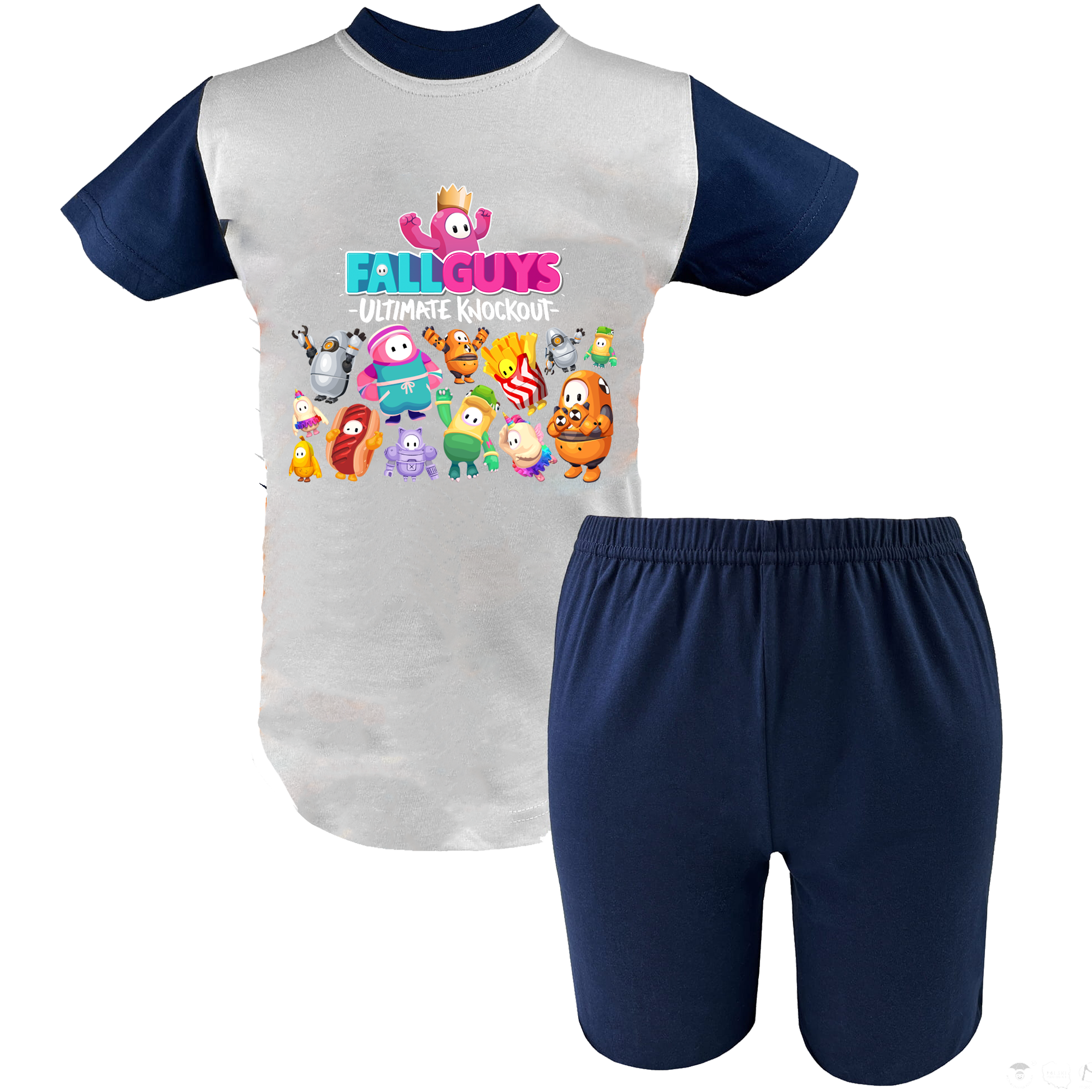 Krótka Piżama dziecięca Fall Guys