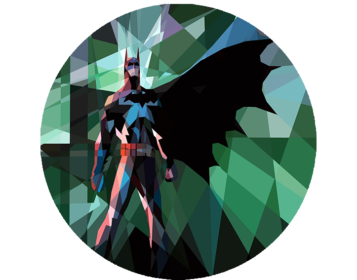 Opłatek na tort Batman